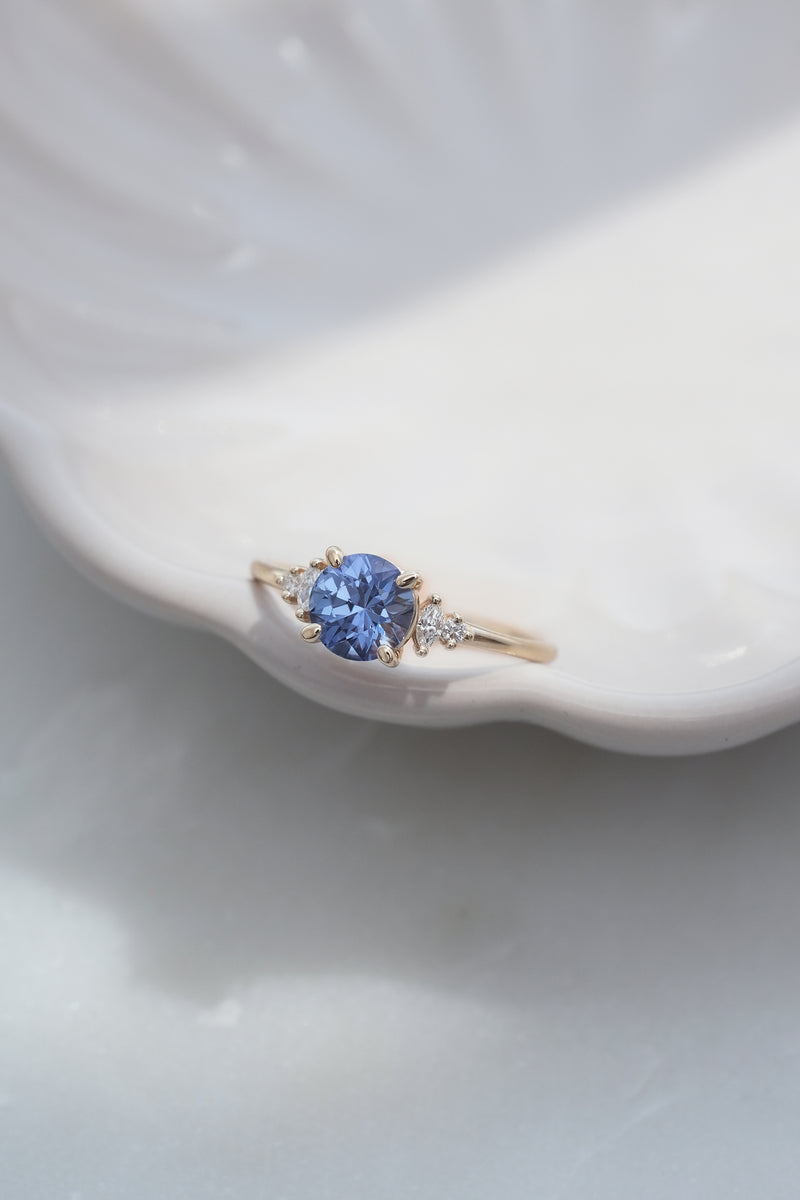 PRÊTE À PARTIR // Bague ALIZÉ // Saphir bleu ciel