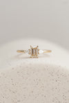 READY TO SHIP // ÉDEN ring + 0.76ct champagne diamond