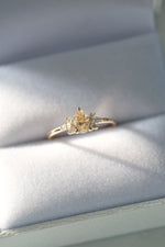 READY TO SHIP // HOLLY ring // Champagne pear diamond 0.52ct