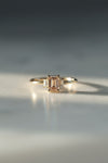 READY TO SHIP // RHYA ring + 0.65ct champagne diamond