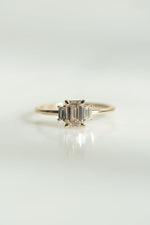 READY TO SHIP // RHYA ring + 0.65ct champagne diamond