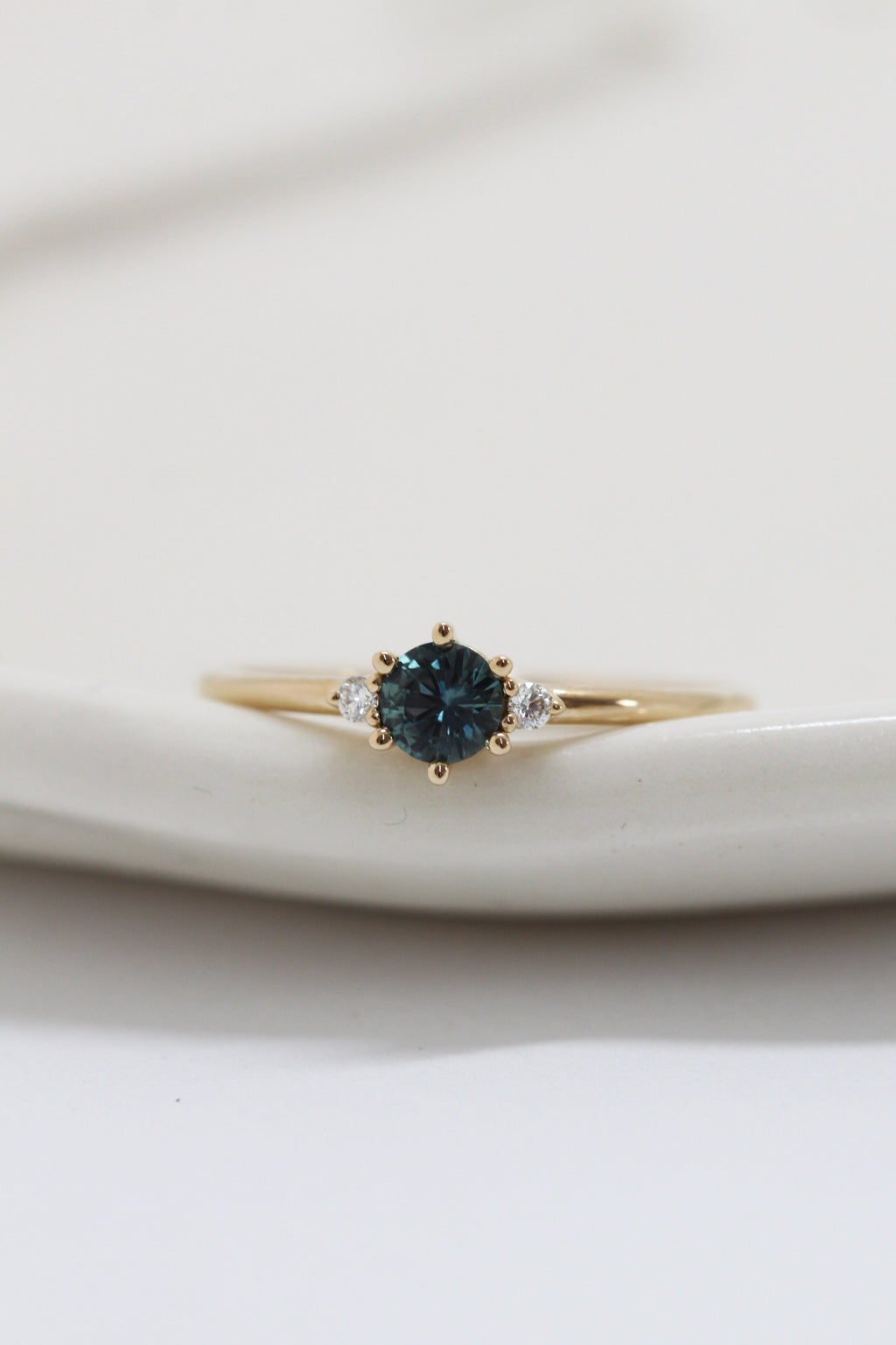 LIV Ring // Sapphire Montana Teal