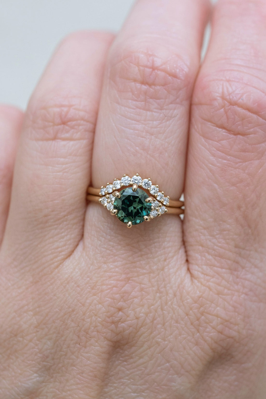 READY TO SHIP // TALIA Ring // Australian Teal Sapphire 1.76ct