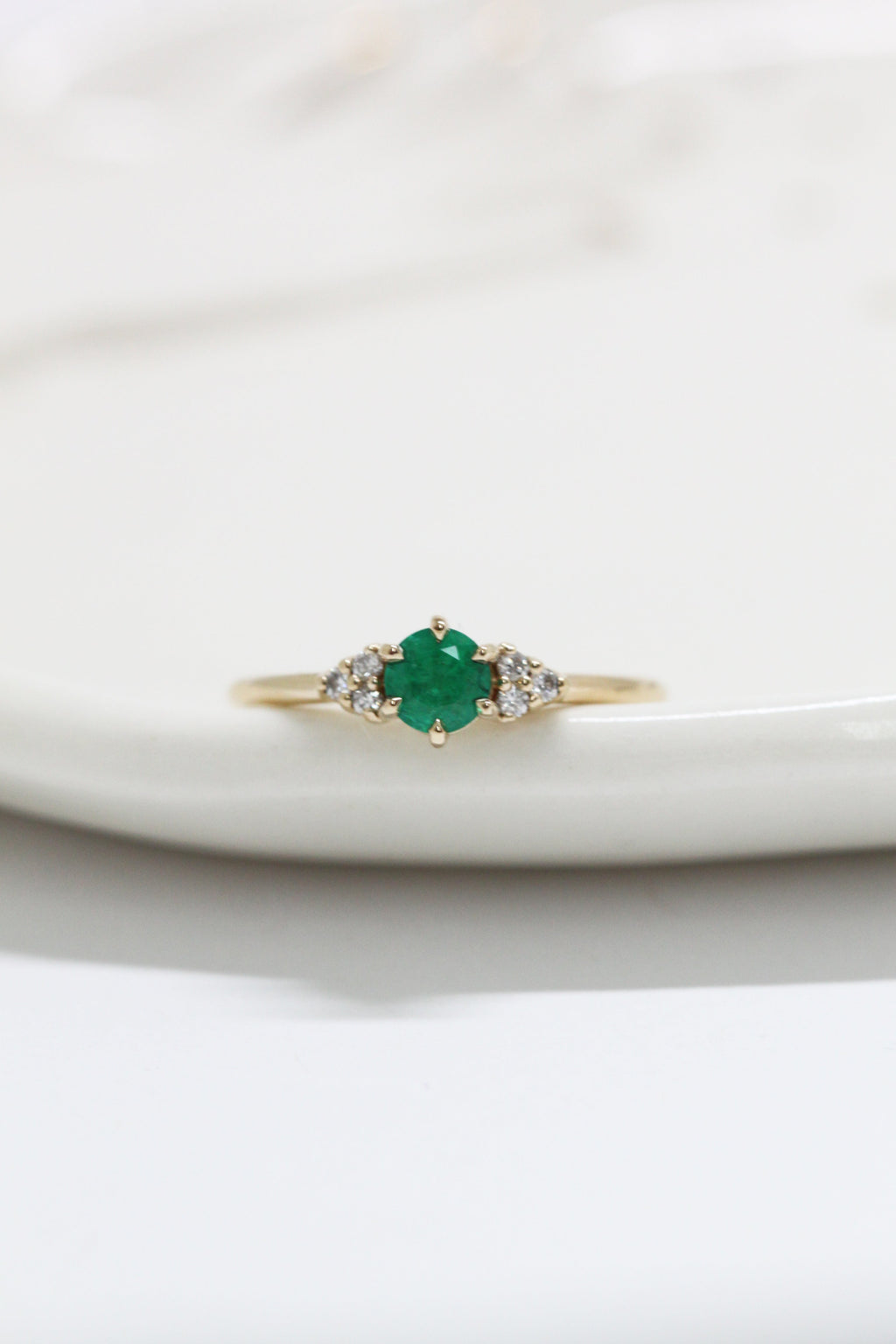 READY TO SHIP // TALIA Ring // Emerald